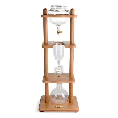 Yama Cold Drip Tower 6-8 Cup Bamboo Straight Frame (32oz)