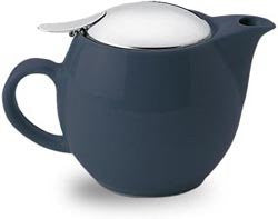 Bee House Ceramic 22 oz Teapot (Medium Blue)