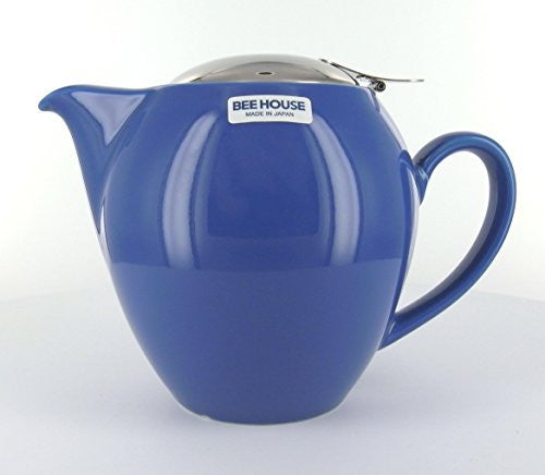 Bee House Ceramic 22oz Teapot (Royal Blue)