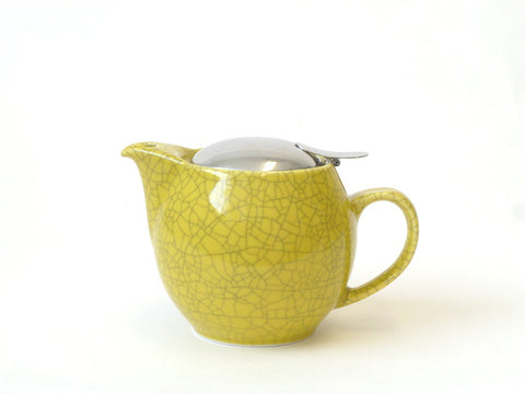 Bee House Ceramic 15oz Teapot (Crackle Yellow)