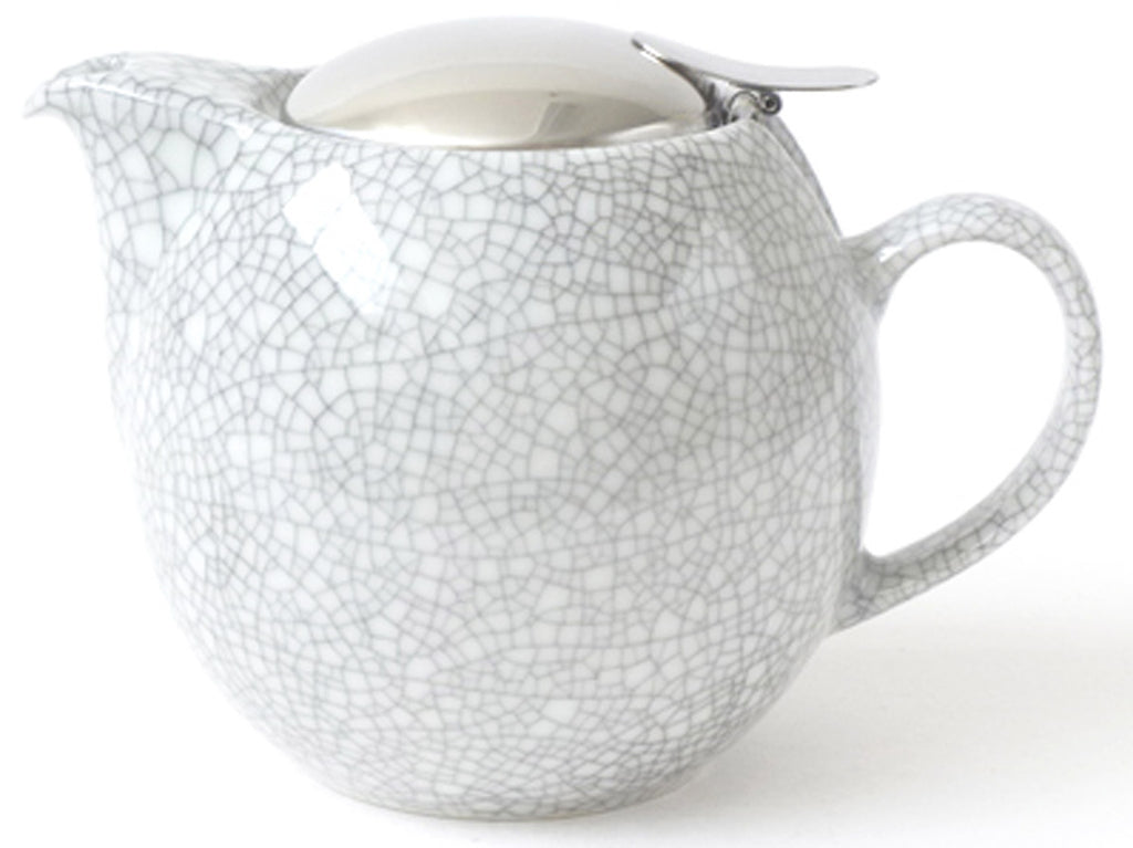 Bee House Ceramic 26oz Teapot (Crackle White)