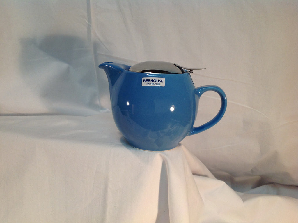 Bee House Ceramic 15oz Teapot (Sky Blue)