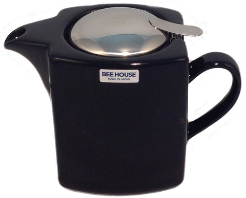 Bee House Ceramic Square Teapot (Black)