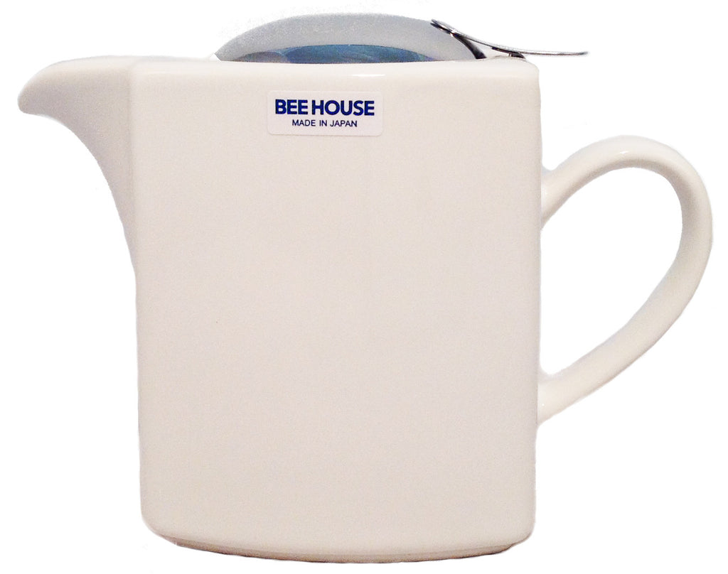 Bee House Ceramic Square Teapot (White)
